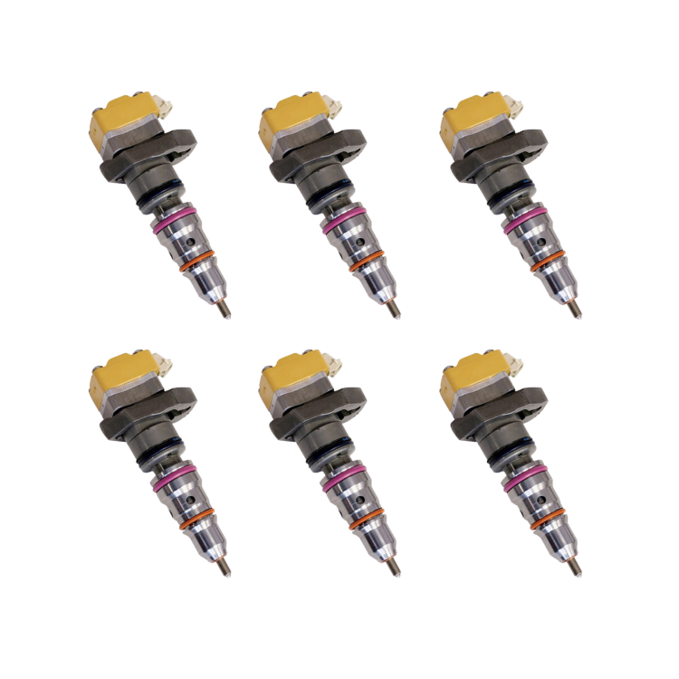 Caterpillar 3126E Fuel Injector 2000-2004: OEM 10R1050 ( Set of 6 )