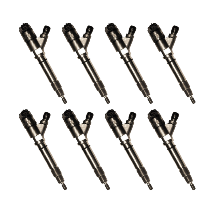 Chevrolet GMC Duramax LMM Fuel Injector 2008-2010: OEM 97780360 ( Set Of 8 )