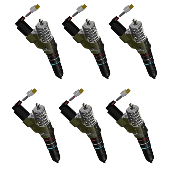 Cummins QSM11 Fuel Injector 2004-2018: OEM 4026222RX ( Set of 6 )