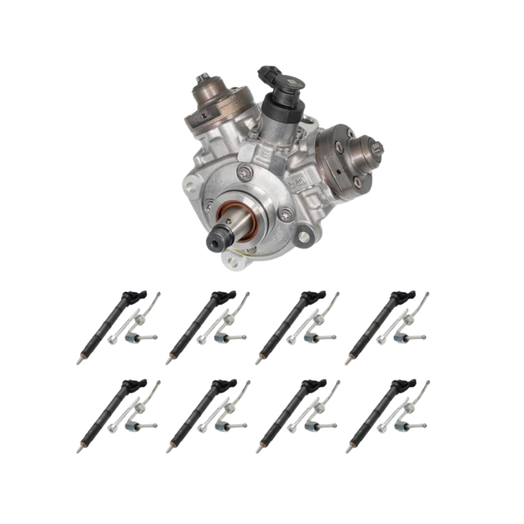 Ford Powerstroke 6.7L Fuel Injector and Pump 2020-2022: OEM LC3Z-9B246-B ( Kit )