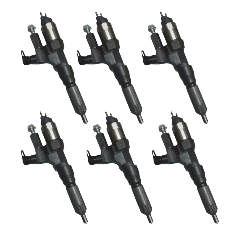 Hino J05D Fuel Injector 2005-2007: OEM 23670-E0270 ( Set of 6 )