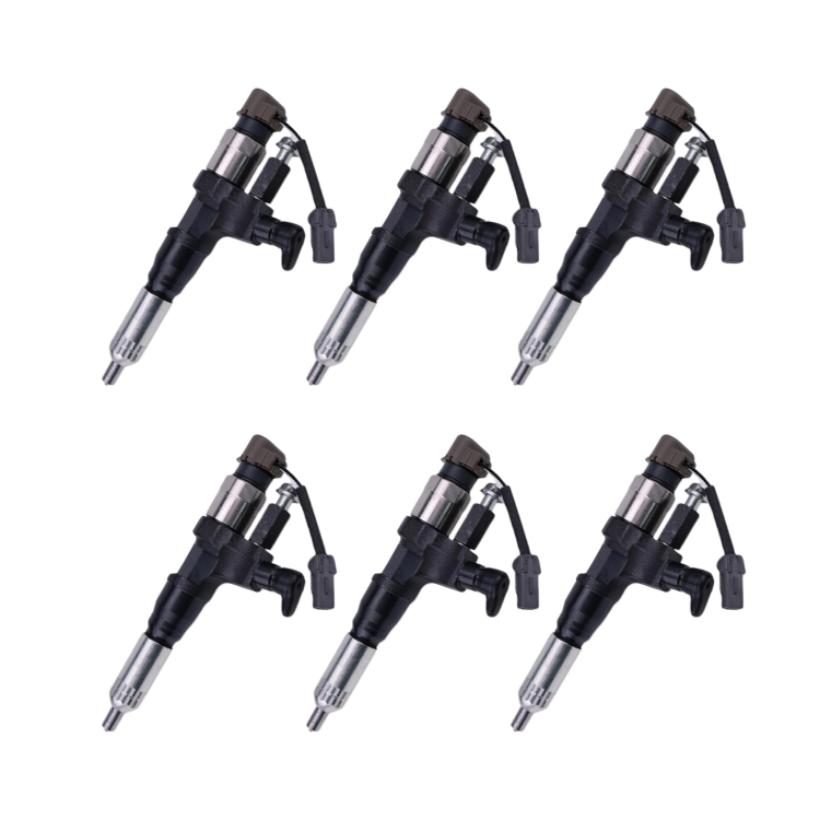 Hino J08E 7.7L Fuel Injector : OEM 23670-E0392 ( Set of 6 )