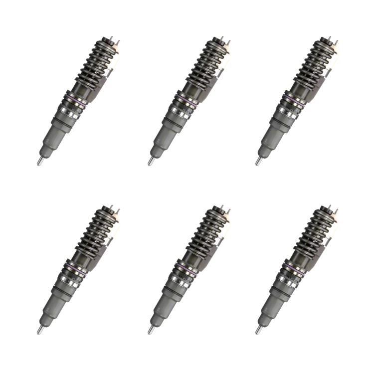 John Deere 6125 12.5L Fuel Injector 2008-2012: OEM RE63052 ( Set of 6 )
