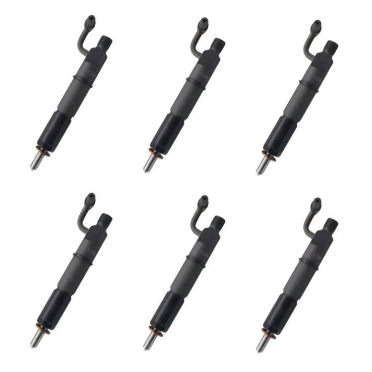 Komatsu 3.3L , QSB3.3 Fuel Injector 2000-2007: OEM 6204113500 ( Set of 6 )