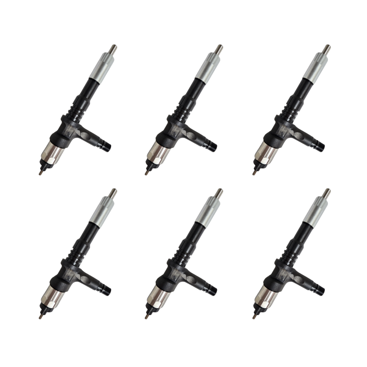 Komatsu PC400-8 Fuel Injector 2008-2012: OEM RM6251-11-3100 ( Set of 6 )