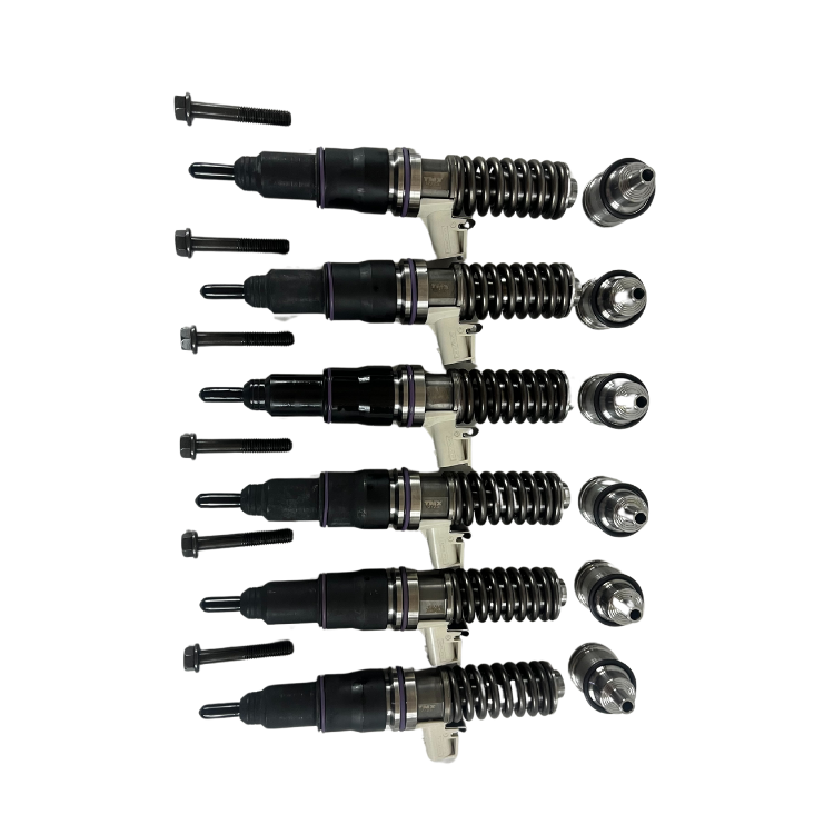 Tamerx Fuel Injector Set (6) for Volvo D11 engines, OEM 85144090, designed for 2008-2010 models, high-quality performance.