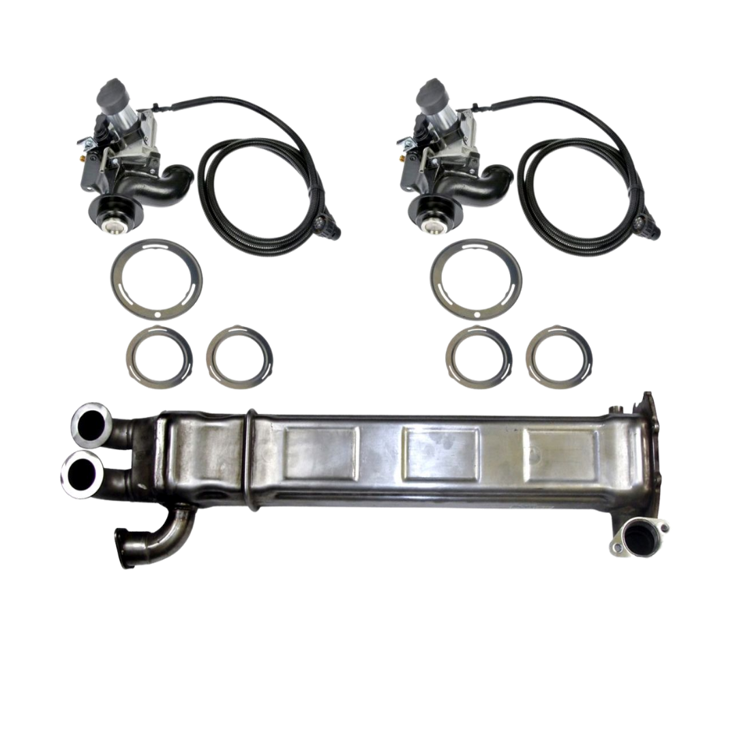 Volvo D12, D12D EGR Cooler with Valve 2003-2007: OEM 20722340