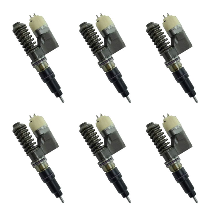 Volvo D12 Fuel Injector 2000-2003: OEM 8113837 ( Set of 6 )