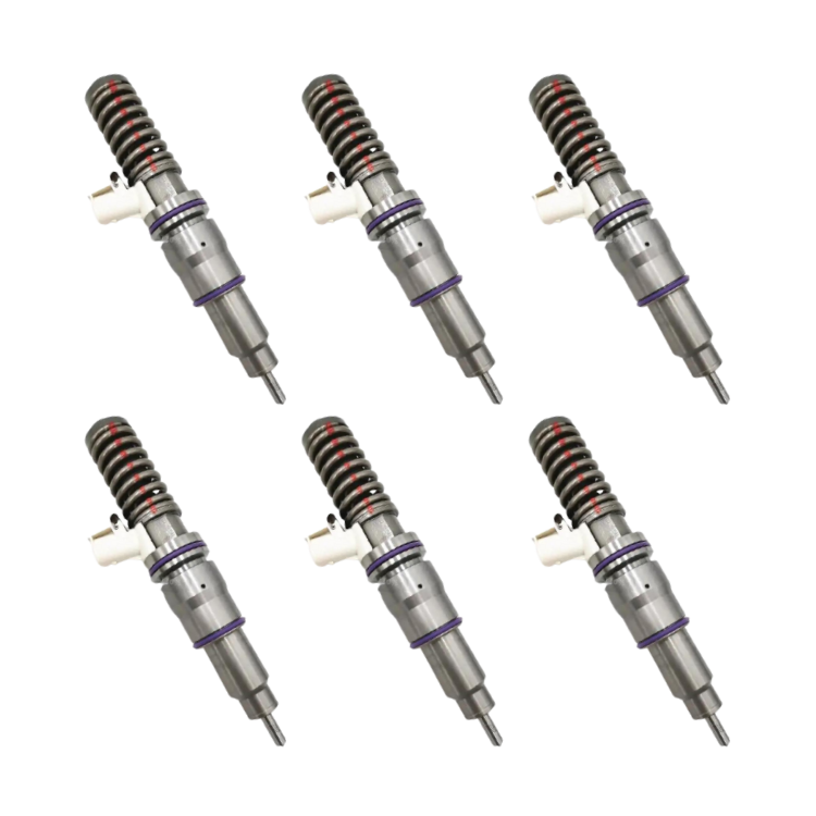 Volvo D12 Fuel Injector 2003-2007: OEM 85022626 ( Set of 6 )