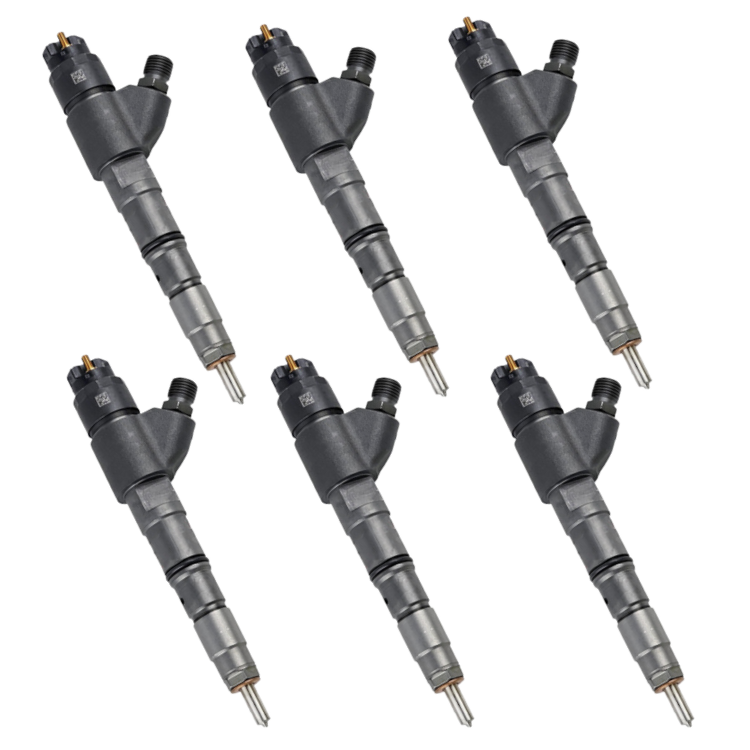 Volvo Industrial D6D, D7D, D7E Fuel Injector : OEM 4290986 ( Set of 6 )